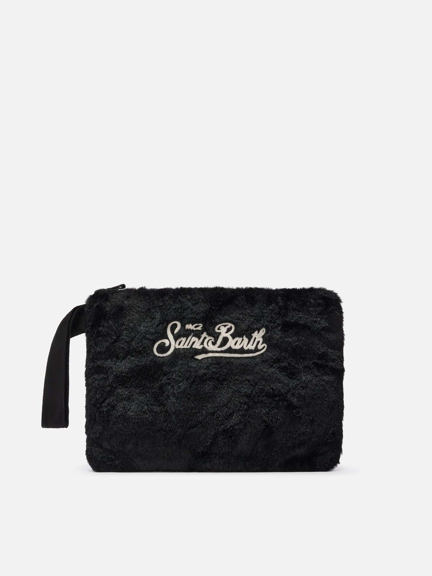 Pareasy Pouch in black faux fur