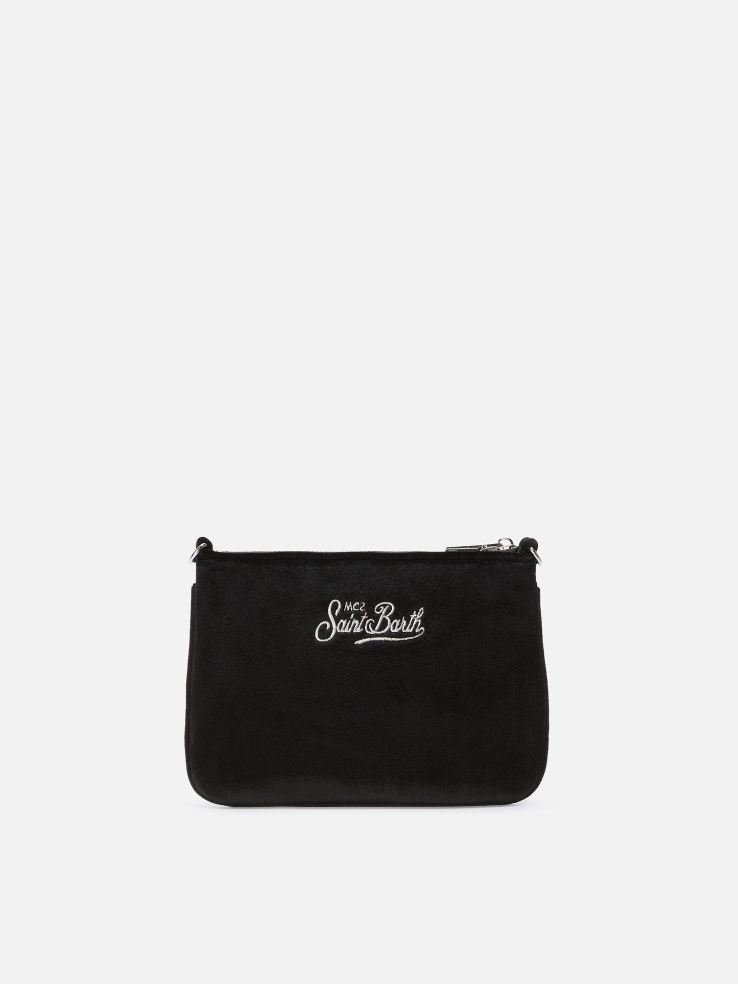 Parisienne Mini Shoulder Bag in black velvet