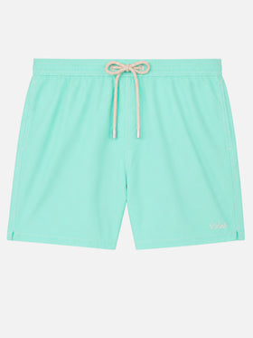 Sage green classic light swim shorts Patmos