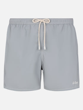 Grey mid-length classic light swim shorts Patmos