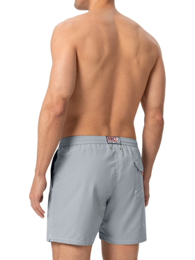 Grey mid-length classic light swim shorts Patmos