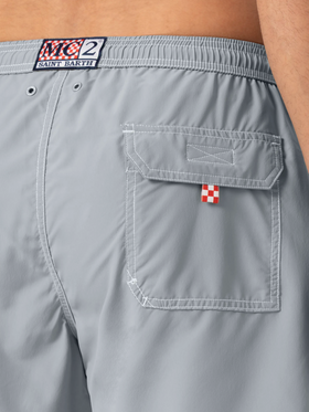 Grey mid-length classic light swim shorts Patmos