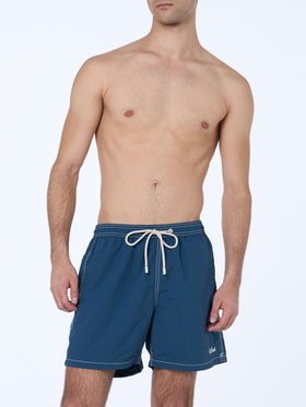 Navy blue classic light swim shorts Patmos