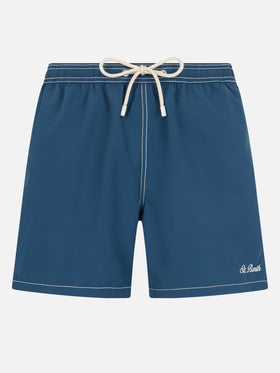 Navy blue classic light swim shorts Patmos