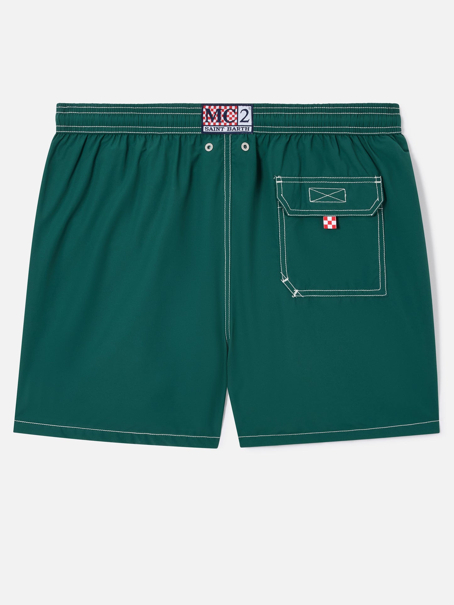 Klassische Badeshorts Patmos in British Green 