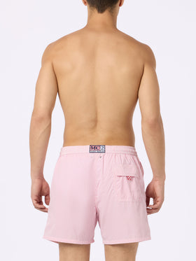 Seersucker pink striped classic light swim shorts Patmos