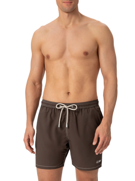 Camel mid-length classic light swim shorts Patmos