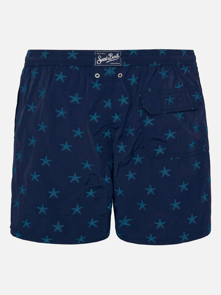Costume mare  Patmos The Riviera con jacquard stelle marine