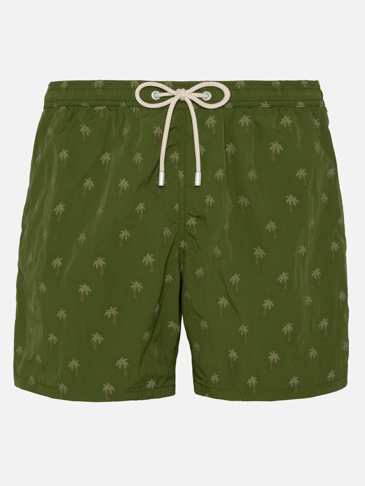 Costume mare Patmos The Riviera con jacquard palme