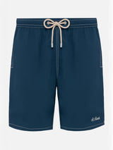 Navy blue long swim shorts Patmos