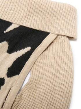 Maglioncino per cani con stampa muccata e ricamo Cool Dog