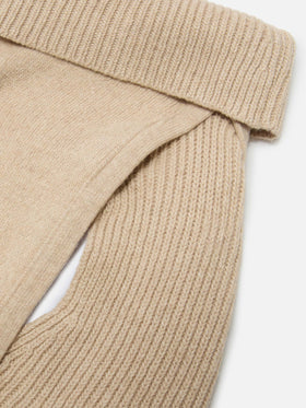 Dog sweater with Abbaio ma non mordo embroidery