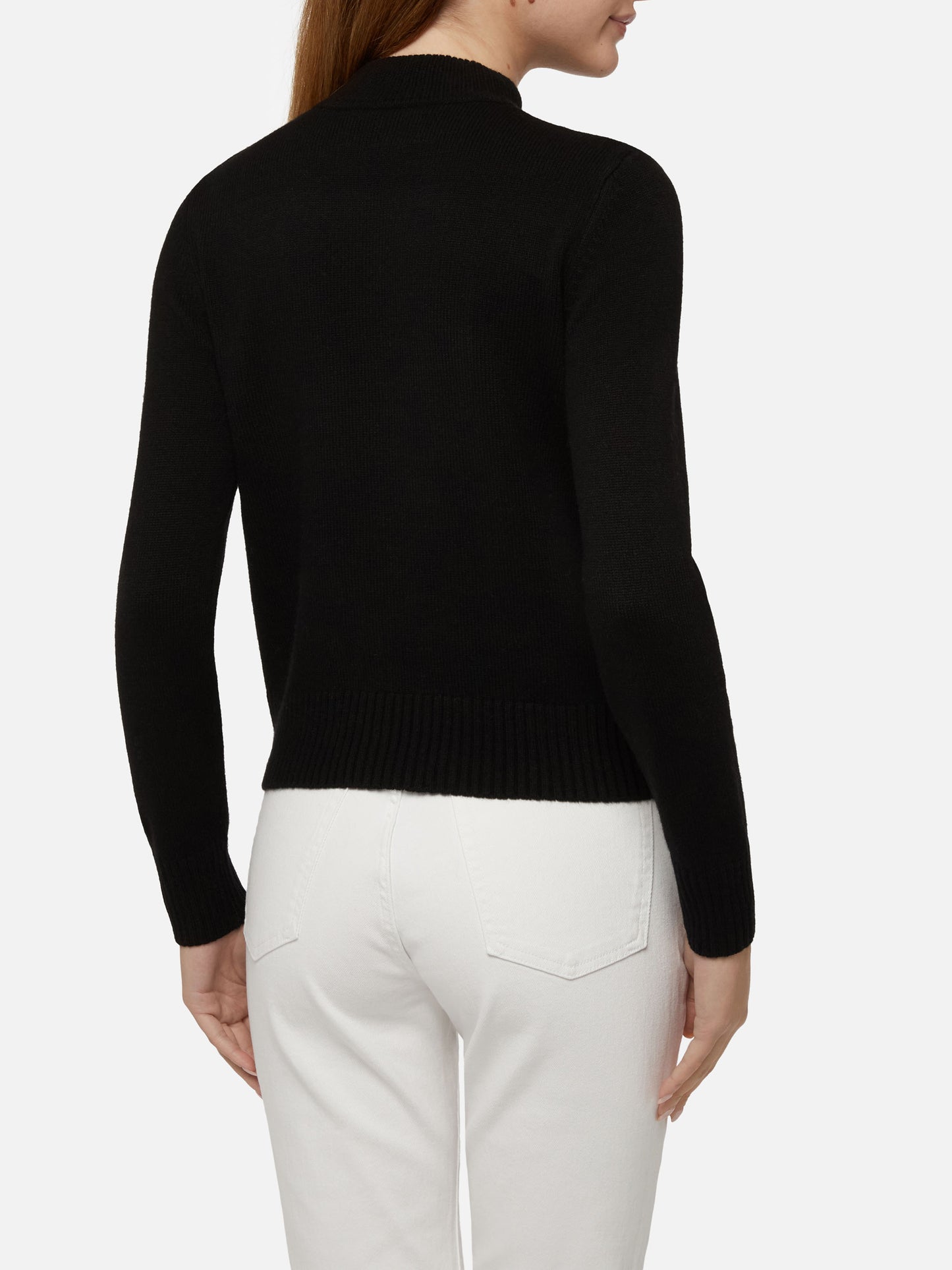 Maglione girocollo New Queen con jacquard cartolina Zermatt