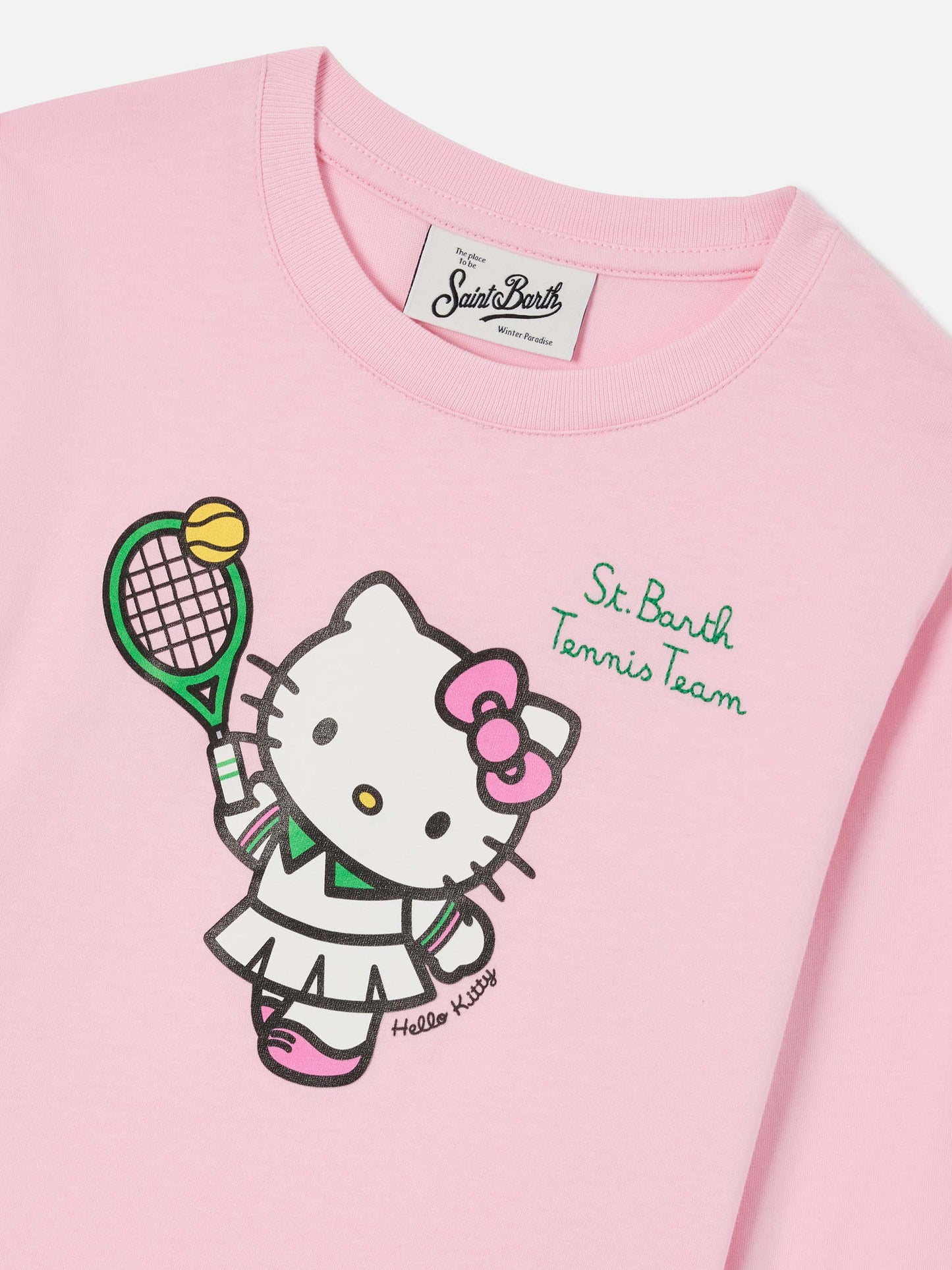 T-shirt Penny rose avec imprimé Hello Kitty Tennis Team 