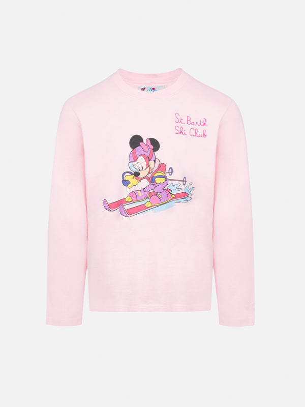 Girl pink long-sleeve t-shirt Penny with Minnie print | DISNEY SPECIAL EDITION