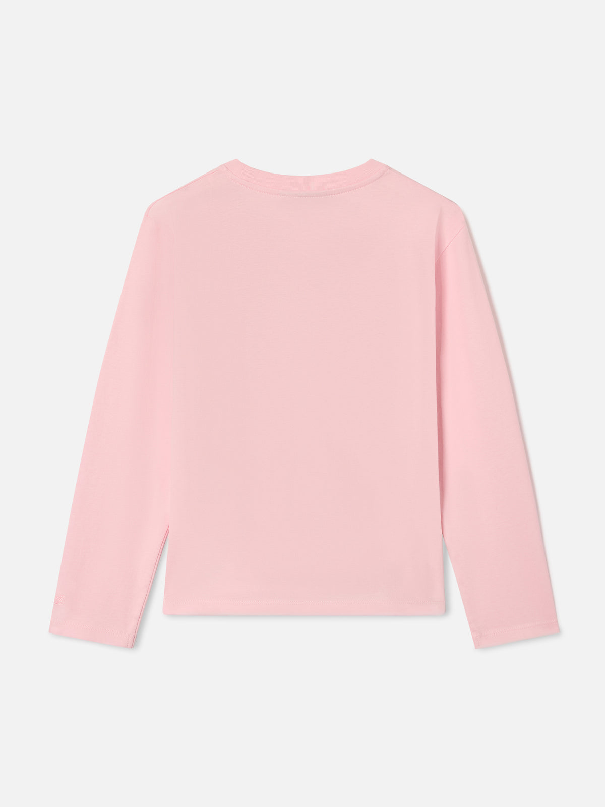 Pink Penny cotton long sleeve t-shirt with Dad's Favourite flock print