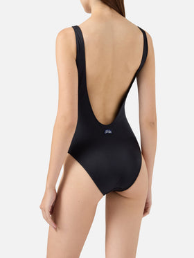 Costume intero Perry con scollatura posteriore e inserto laterale