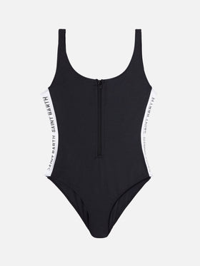 Costume intero Perry con scollatura posteriore e inserto laterale