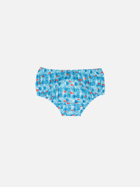 Baby Pumphose Pimmy mit Blasen- und Fisch-Print