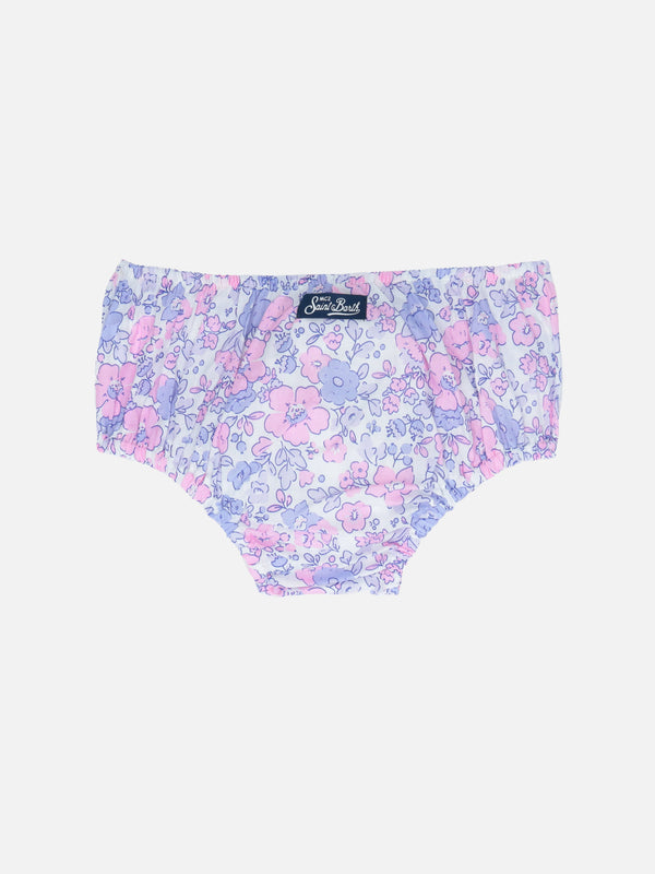 Baby girl bloomers Pimmy with  flower print