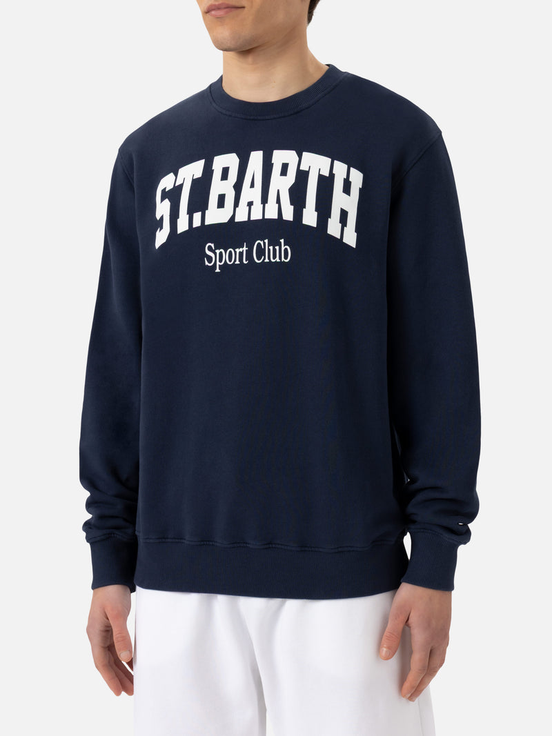 Felpa in cotone Ponza con stampa St. Barth Sport Club