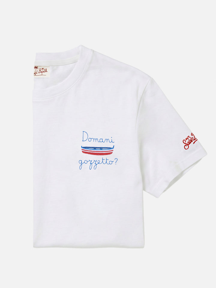 Camiseta Portofino con bordado Domani Gozzetto? 