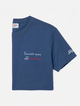 Camiseta Portofino con bordado Bocciato pure all’alcol test 