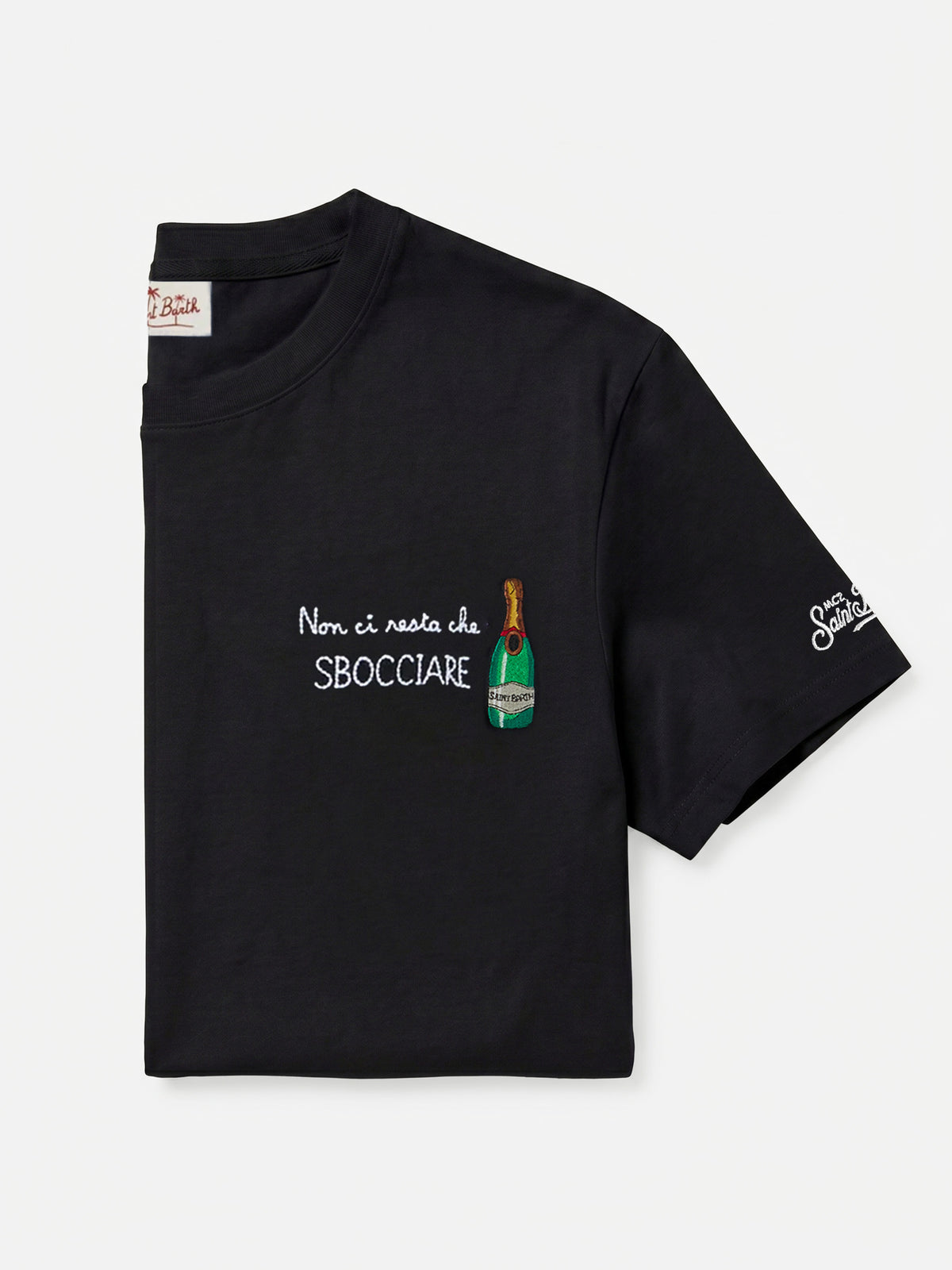 T-shirt Portofino avec broderie Non ci resta che sbocciare 