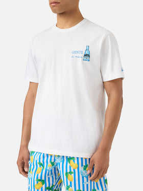 White Portofino T-shirt with Gente Di Mare embroidery | Special Edition