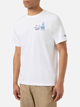 T-shirt Portofino bianca con ricamo Non C'è Estate Senza Mare | Special Edition