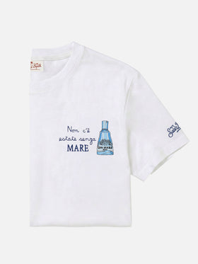T-shirt Portofino bianca con ricamo Non C'è Estate Senza Mare | Special Edition