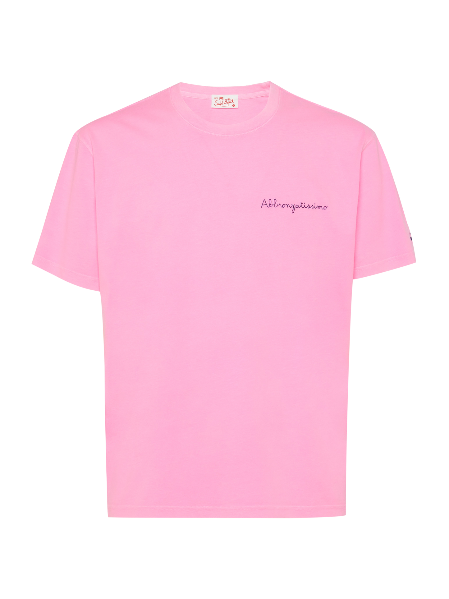 T-shirt Portofino in jersey di cotone classic fit con ricamo Abbronzatissimo | SAPORE DI MARE SPECIAL EDITION