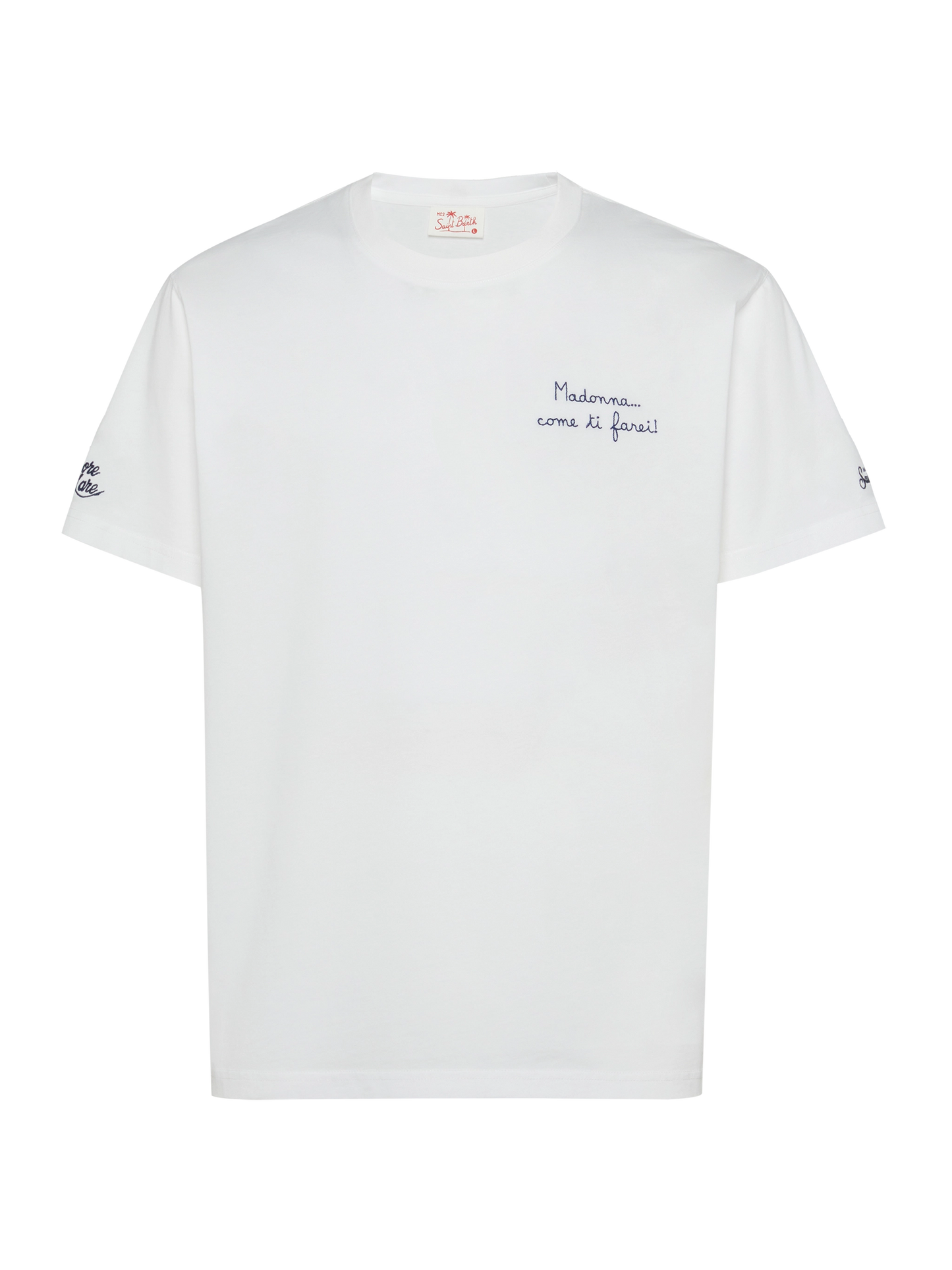 Classic fit cotton jersey t-shirt Portofino with Come ti farei! embroidery | SAPORE DI MARE SPECIAL EDITION
