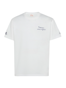Classic fit cotton jersey t-shirt Portofino with Come ti farei! embroidery | SAPORE DI MARE SPECIAL EDITION