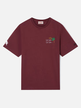 T-shirt Portofino bordeaux avec broderie Torino FC Col Calor Col Calor... | TORINO FC SPECIAL EDITION 