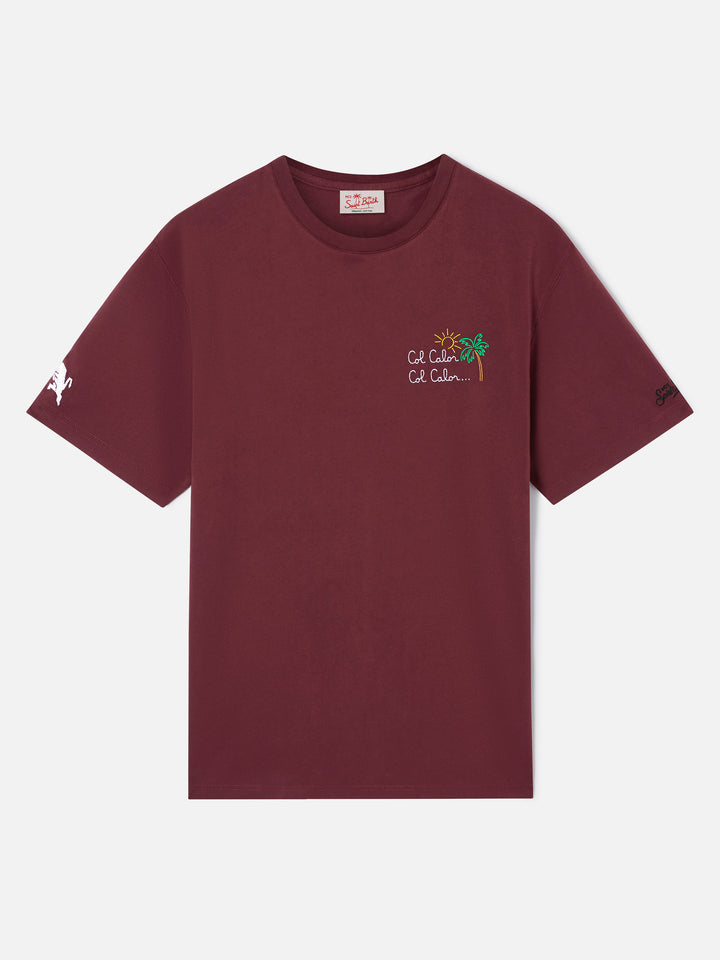 T-shirt Portofino bordeaux avec broderie Torino FC Col Calor Col Calor... | TORINO FC SPECIAL EDITION 