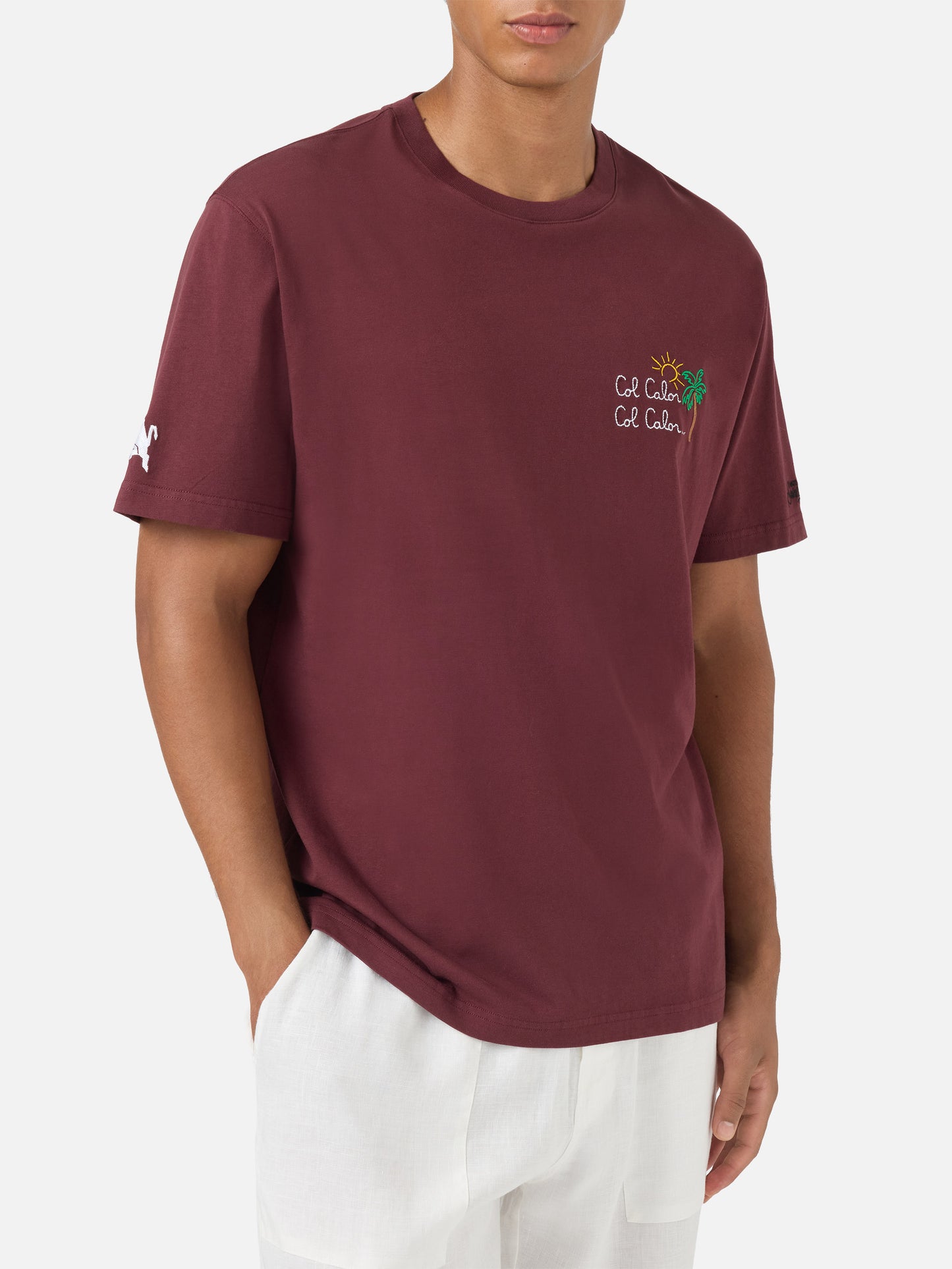 T-shirt Portofino bordeaux avec broderie Torino FC Col Calor Col Calor... | TORINO FC SPECIAL EDITION 