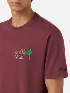 T-shirt Portofino bordeaux avec broderie Torino FC Col Calor Col Calor... | TORINO FC SPECIAL EDITION 
