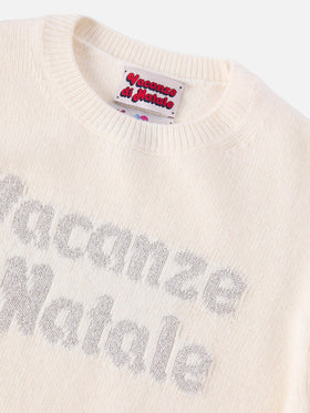 Maglione  Princess in misto cashmere con jacquard lurex Vacanze di Natale | VACANZE DI NATALE
