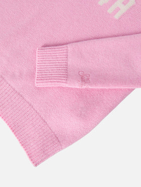 Sweater Princess in cashmere blend with Bella e Brava jacquard