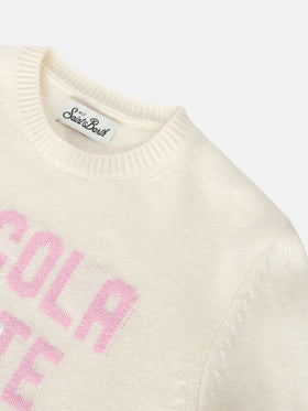 Sweater Princess aus Kaschmirmischung mit Piccola Peste Jacquard