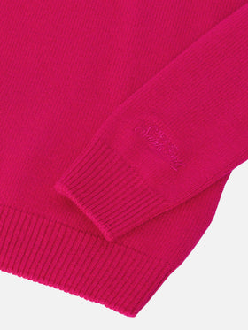 Princess cashmere-blend sweater with Viziata jacquard