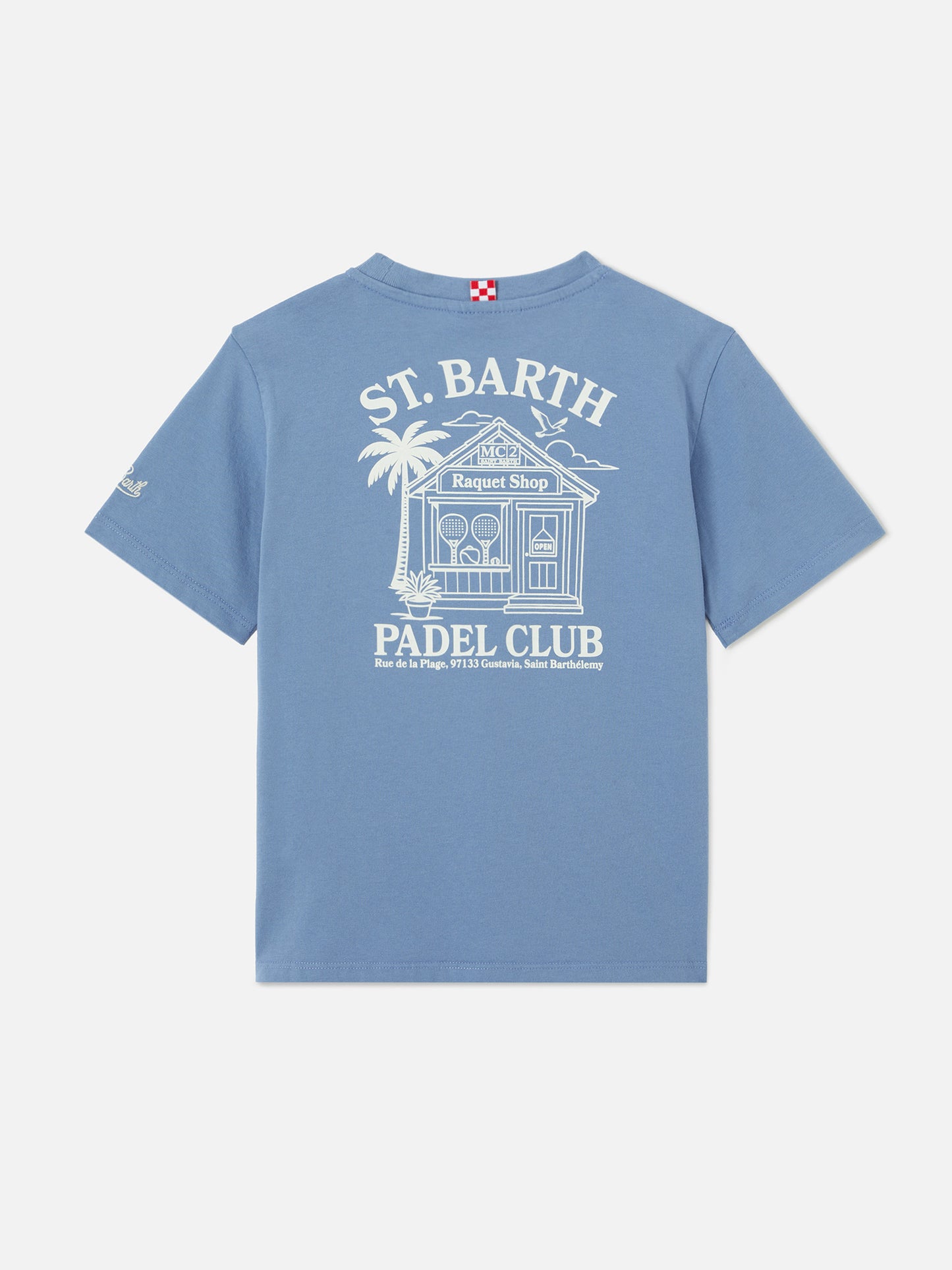T-shirt Portland Jr con maxi stampa Padel Club sul retro