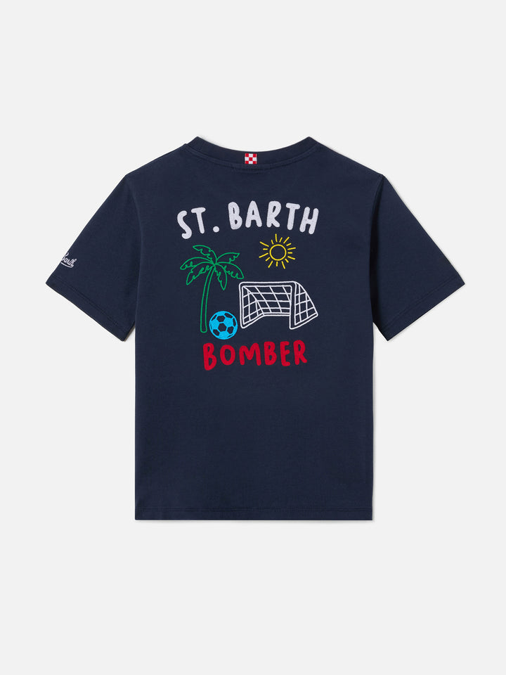 Camiseta Portland Jr con bordado Bomber 