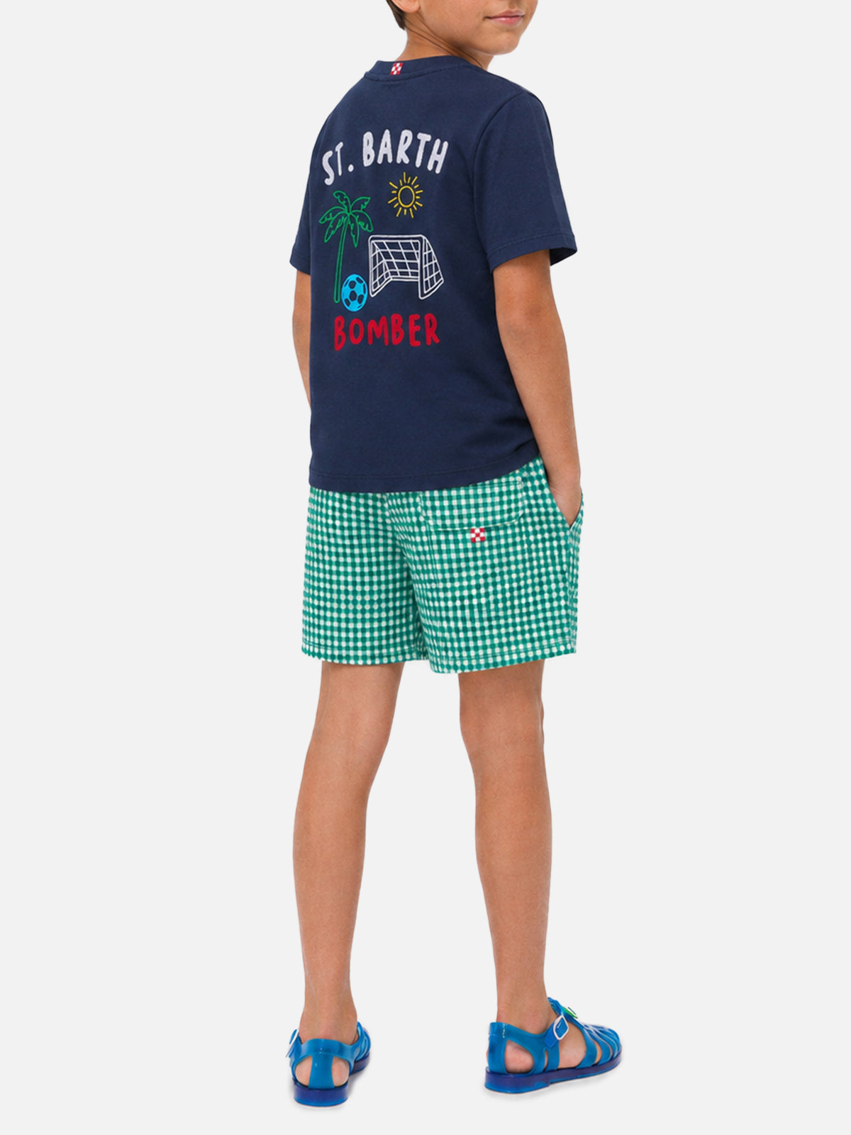 Portland Jr t-shirt with Bomber embroidery