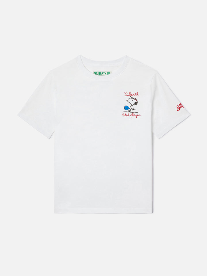 Portland Jr t-shirt with Padel Player embroidery | Special Edition
