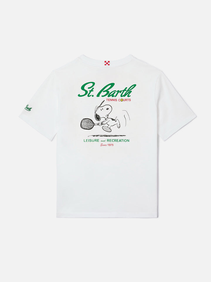 Portland Jr t-shirt with Tennis Courts maxi print | Special Edition