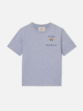 Grey Portland Jr t-shirt with Monkey D. Luffy print | ONE PIECE SPECIAL EDITION
