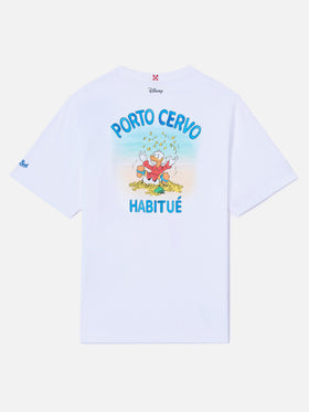 White Portland t-shirt with Porto Cervo Habitué print | Special Edition