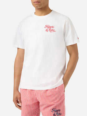 T-shirt Portland bianca con stampa Sapore di Mare | Edizione Speciale